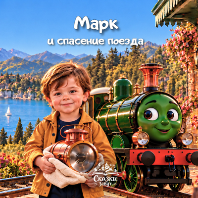 Обложка книги Марк и спасение поезда