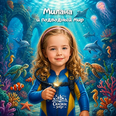 Обложка книги Милана и подводный мир