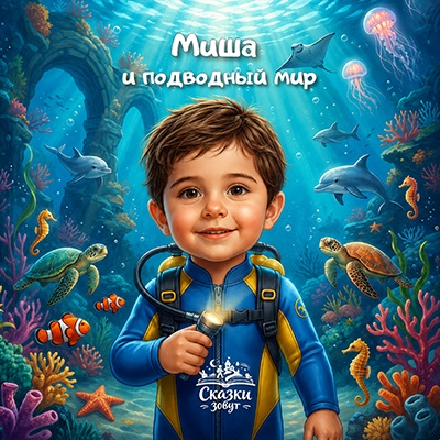 Миша и подводный мир