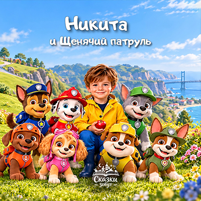 Обложка книги Никита и Щенячий патруль