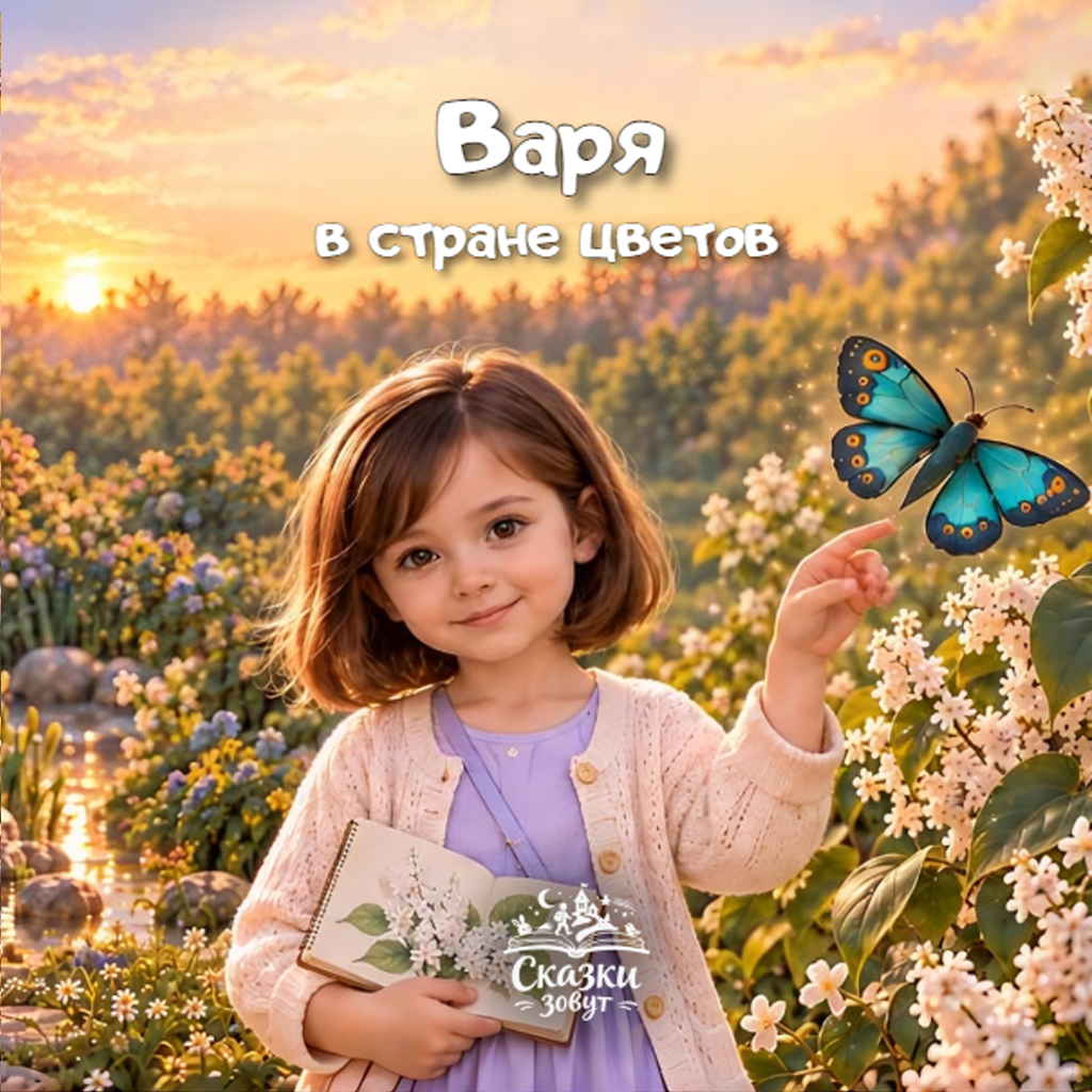 Обложка книги Варя в стране цветов